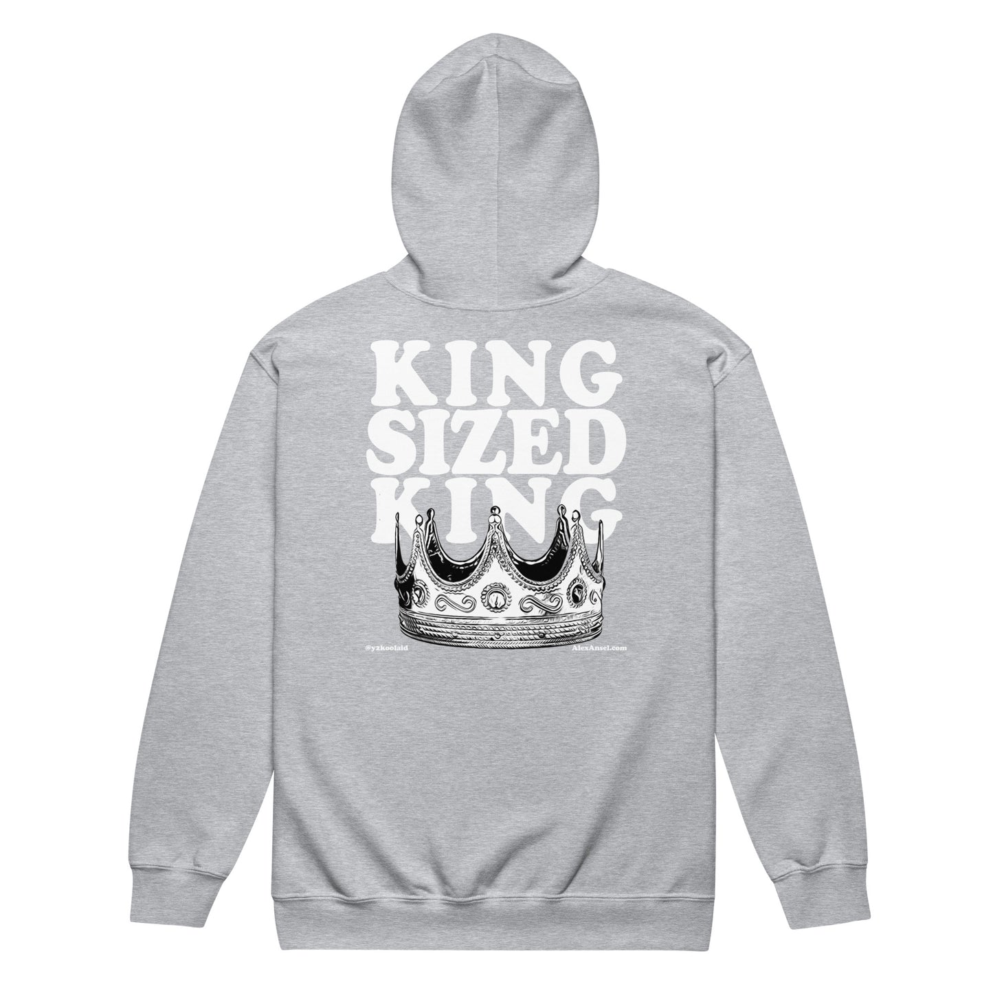 KING SIZED KING (w) Zip Up Hoodie